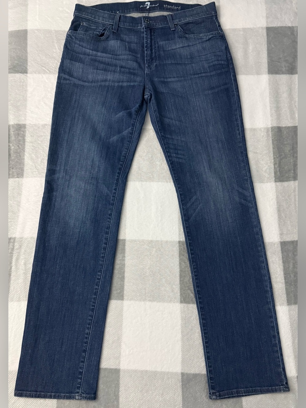 7 For All Mankind Men's Standard Straight Leg Jeans - RTA519692A - Sz 34x33